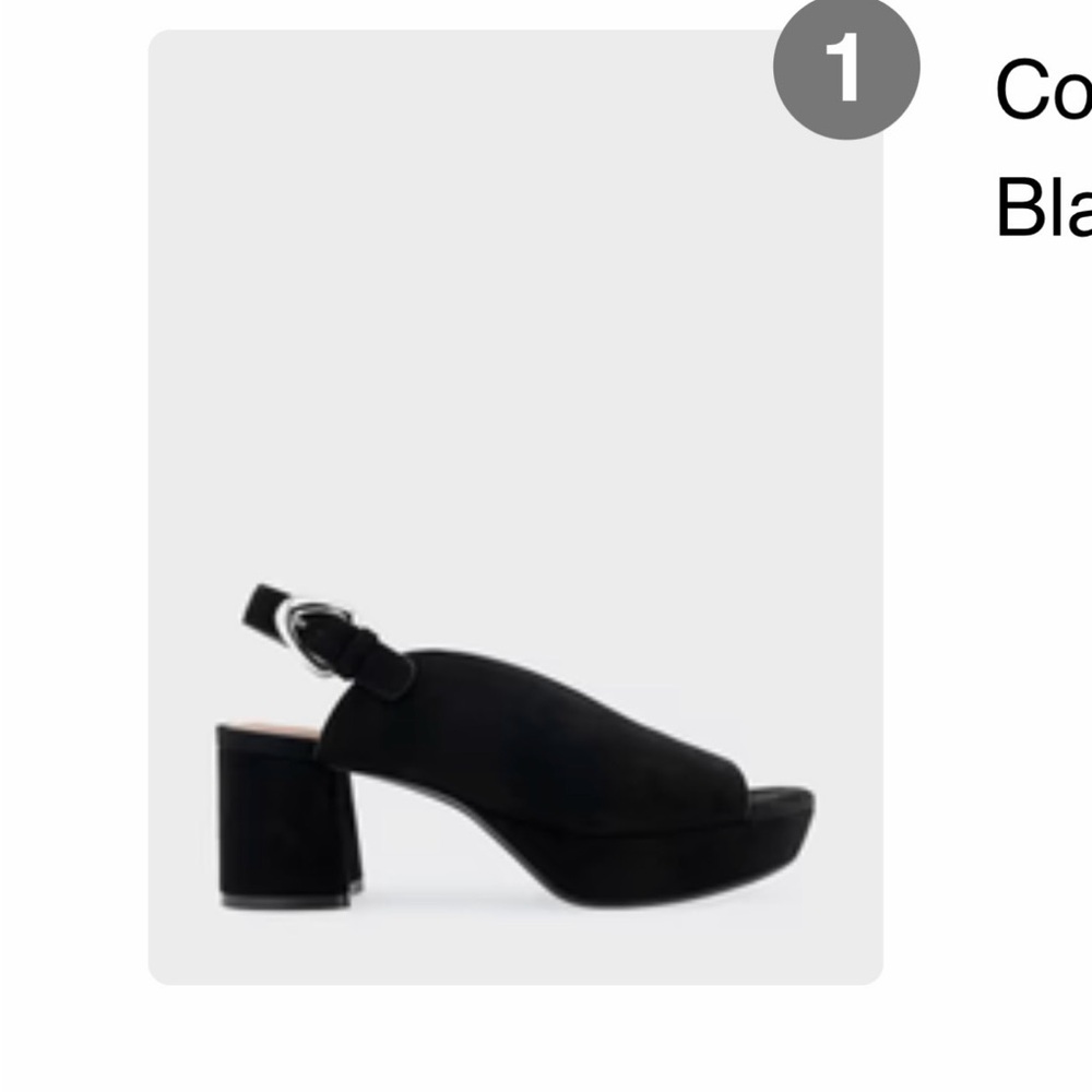Brand new/never worn Elegant Black Women's Slingback Heels